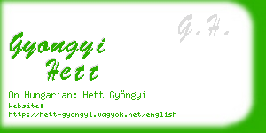 gyongyi hett business card